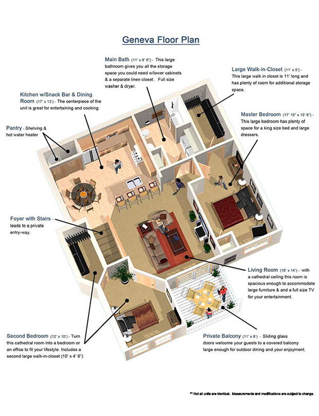 Honey Creek Floorplans